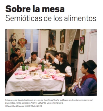 Hoja de sala: Sobre la mesa. Semióticas de los alimentos