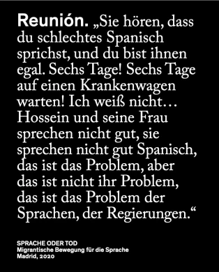 Dani Zelko. Reunión: Sprache oder Tod (versión en alemán - monolingüe)