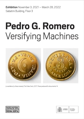 Exhibition information sheet: Pedro G. Romero. Versifying Machines